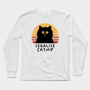 Legalize Catnip Funny Cat Long Sleeve T-Shirt